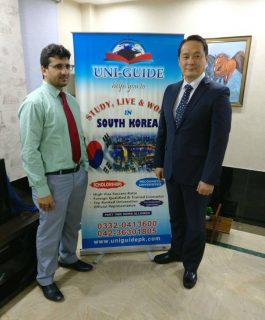 South Korea Officials visit to UNI-GUIDE