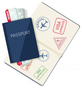 documents for study abroad: Passport for your VISA application