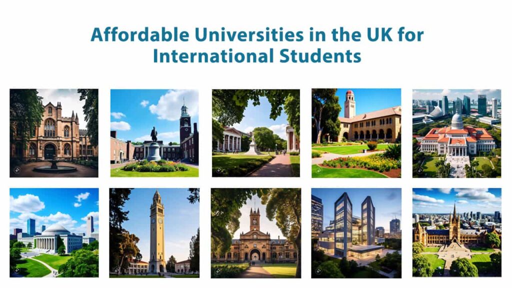 Affordable Universities in the UK for International Students