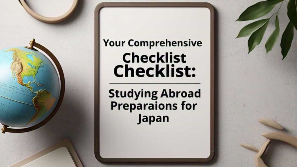 Studying Abroad Preparations for Japan